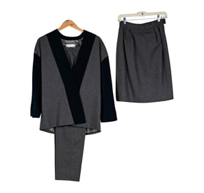 Bob Newhart: A Galanos Pant Suit with Skirt