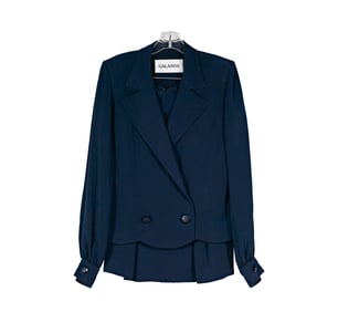 Bob Newhart: A Galanos Blue Suit
