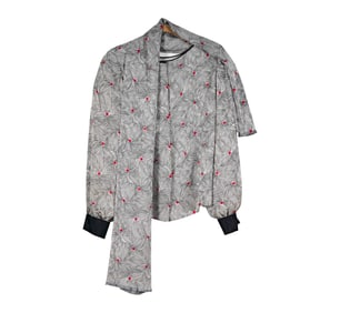 Bob Newhart: A Galanos Matching Blouse and Scarf