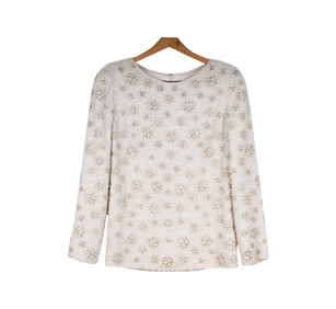 Bob Newhart: A Galanos White Sequin Top