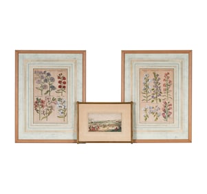 Bob Newhart: Three Framed Colored Etchings
