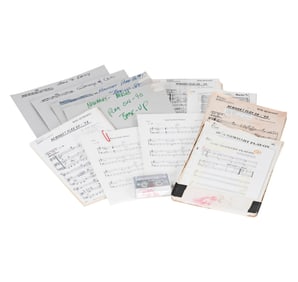 Bob Newhart: Collection of Assorted Sheet Music