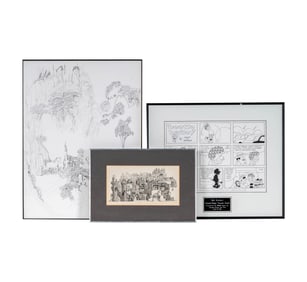 Bob Newhart: Three Framed Works Dedicated to Bob Newhart