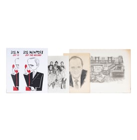 Bob Newhart: Group of Bob Newhart Ephemera