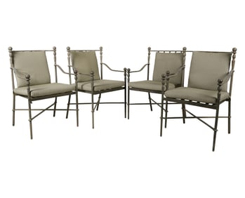 Bob Newhart :A Set of Four Patio Armchairs