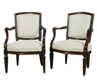 Bob Newhart: A Pair of French Neoclassic style Armchairs