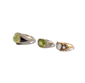 Three Gem-set Rings