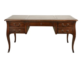A Vintage Louis XV-Style Bureau Plat