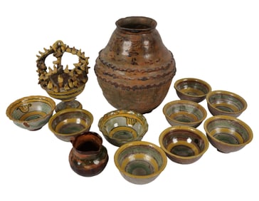A Group of Guatemalan Pottery