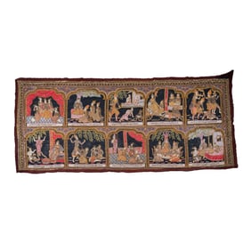 A Southeast Asian Embroidery Panel