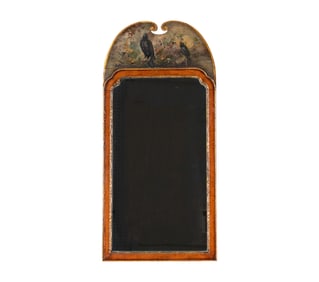A Painted Wood Wall Mirror