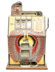 A Vintage Mills Five-Cent Slot Machine