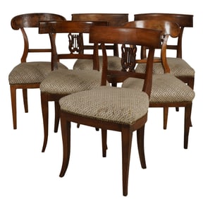 A Group of Six Antique Side Chairs