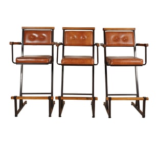 Cleo Baldon for Inca Products: Three Counter Stools