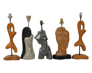Five Yasha Heifetz Table Lamps