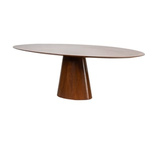 Adesso Imports Studio Line: Mid Century-Style Oval Dining Table