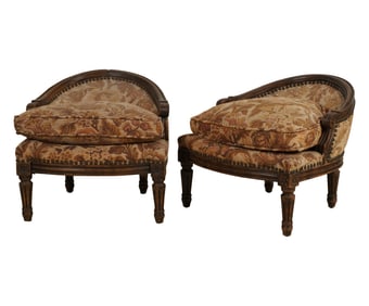 A Pair of Neoclassical-Style Children's Chairs