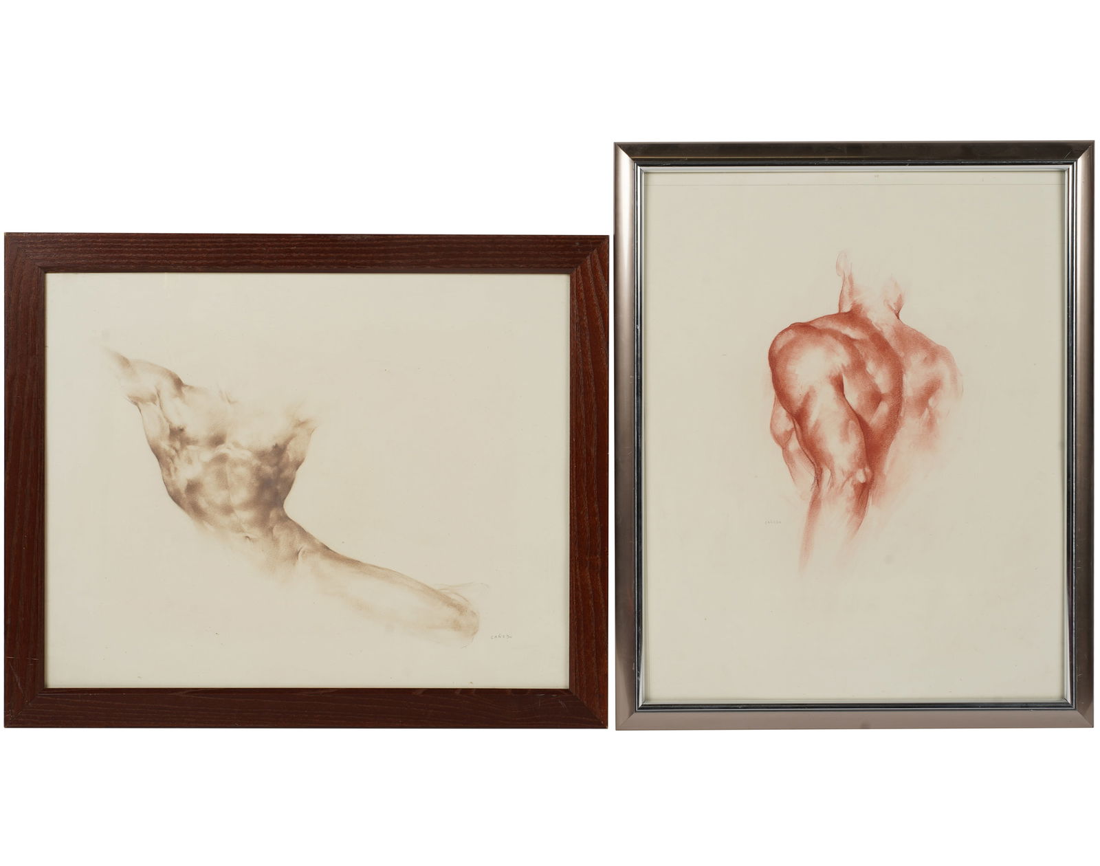 Alejandro de Canedo 1902-1978 Two Works (Male Figure Studies) (1 of 7)