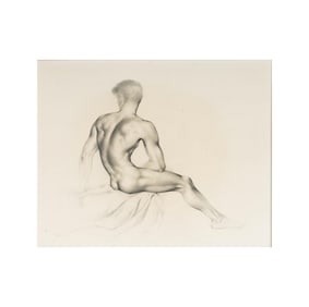 Alejandro de Canedo, 1902-1978, Nude Male Study