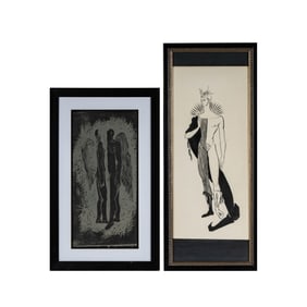 Louis Csaba Bako, B. 1943, Two Works