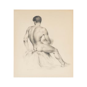 Alejandro de Canedo, 1902-1978, Study of a Male Figure