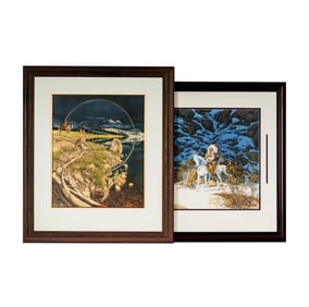 Bev Doolittle, B.1947, Two Works (Eagle Heart and The Sentinel)