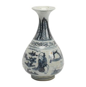 A Chinese Blue and White Ceramic Vase