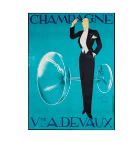 A French Champagne Poster