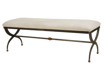 A Restoration Hardware Bench