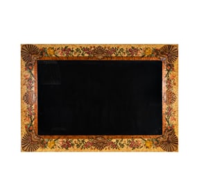 A Large Maitland-Smith Paint-Decorated Wall Mirror