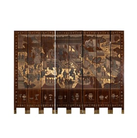 A Chinese Coromandel Screen