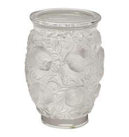 A Lalique Bagatelle Glass Vase
