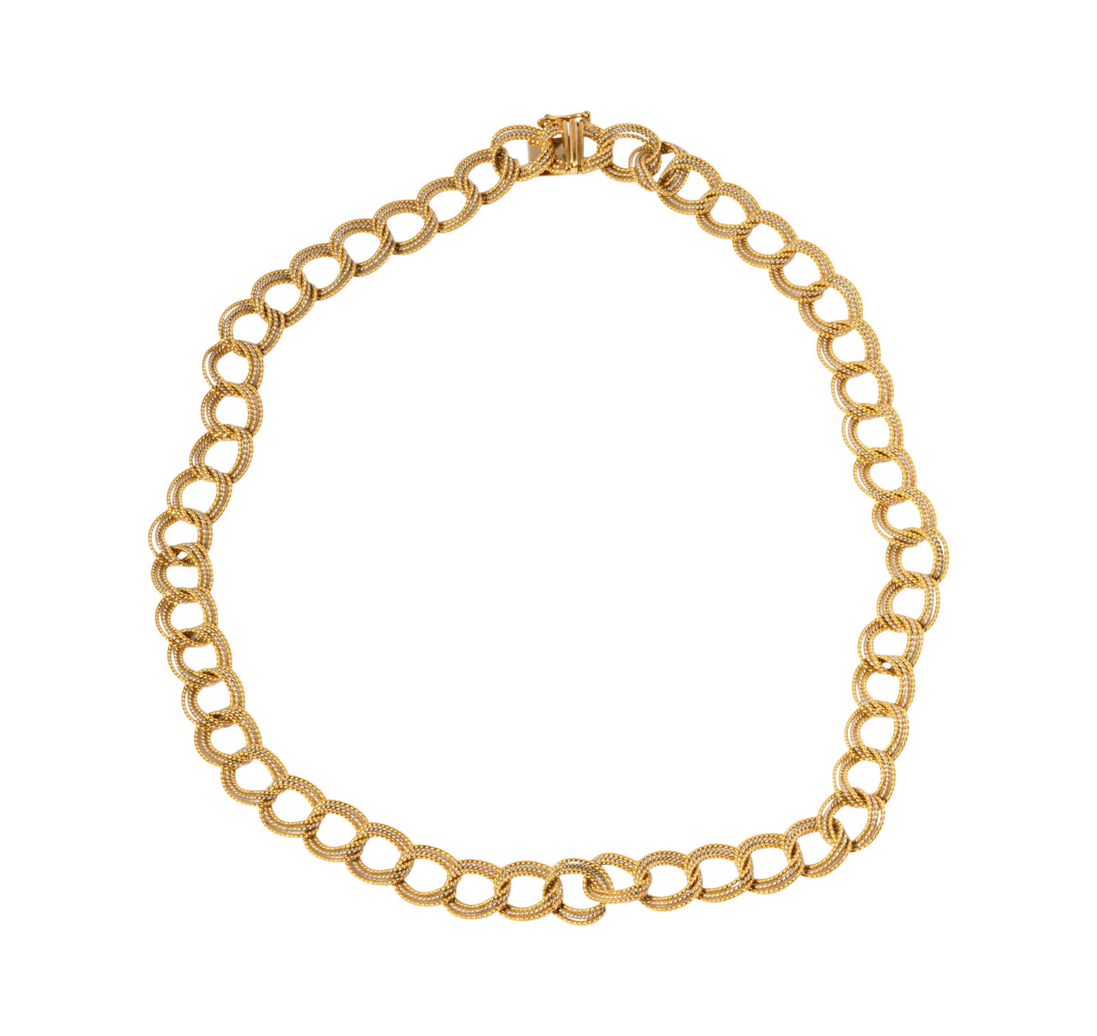 18 Karat Two-Tone Collar Necklace