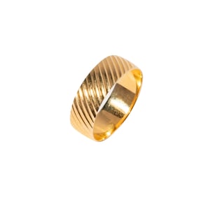 14 Karat Yellow Gold Band Ring