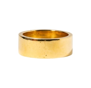 Van Cleef & Arpels 18 Karat Yellow Gold Band