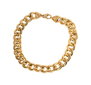 Italian 14 Karat Yellow Gold Curb Link Necklace