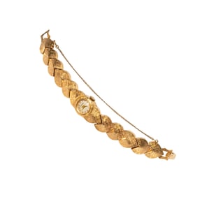 National 14 Karat Yellow Gold Ladies Watch