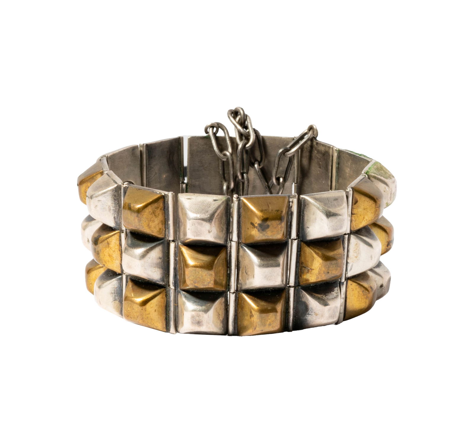 William Spratling Silver and Copper Bracelet (1 of 5)