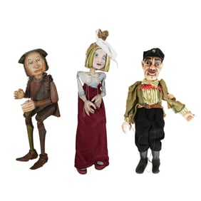 Three Eastern European Marionettes