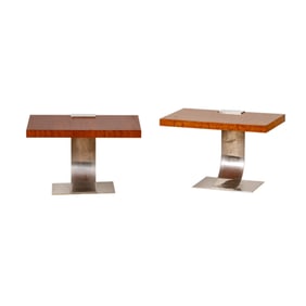 A Pair of Modernist End Tables