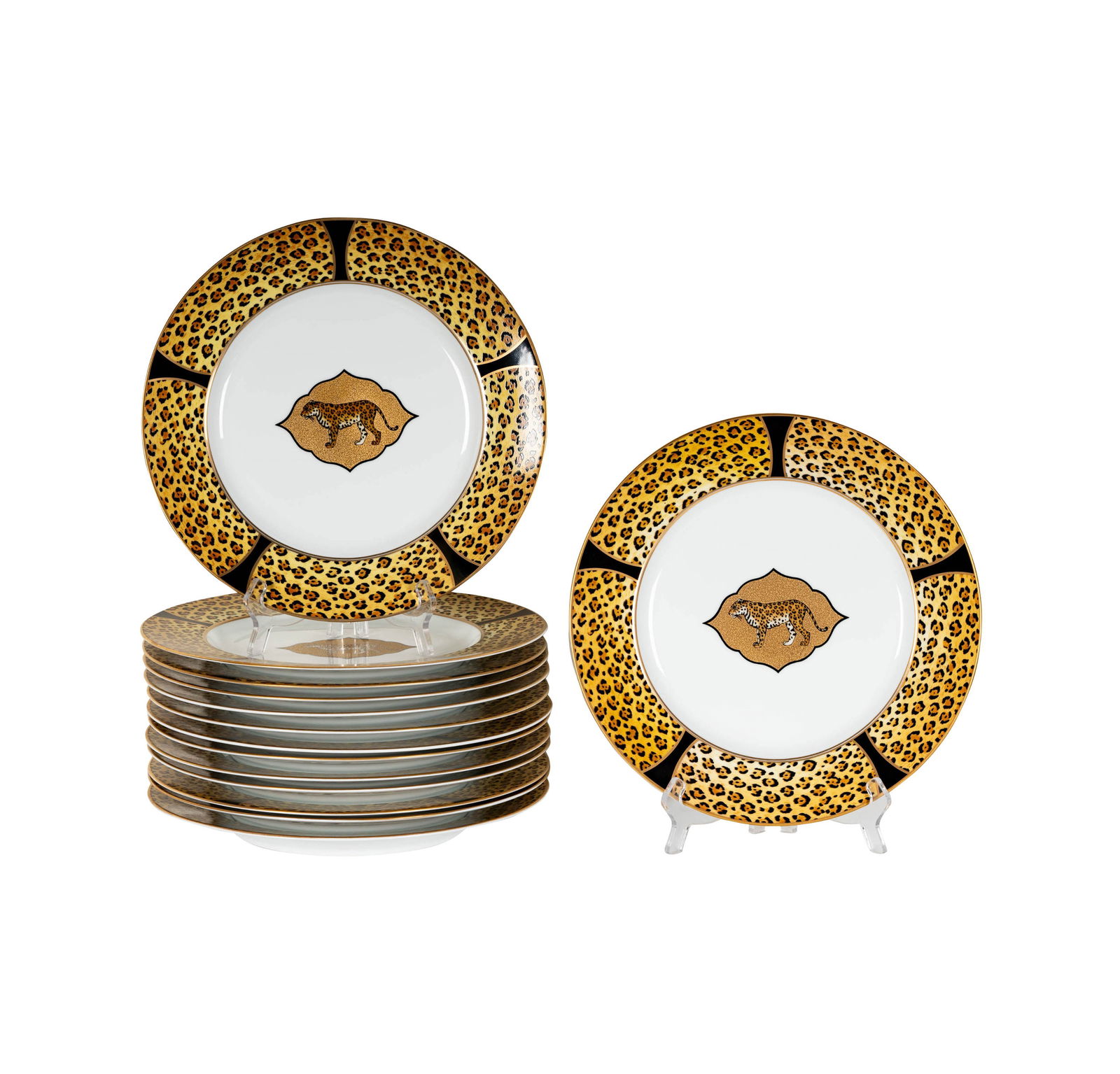 14 Lynn Chase Amazonian Jaguar Porcelain Chargers (1 of 6)