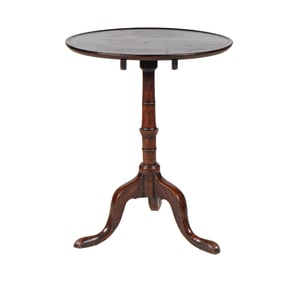An English Oak Tripod Table