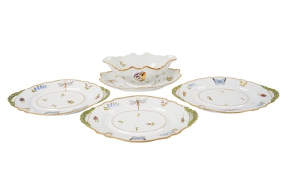 A Group of Anna Weatherley Designs Porcelain Serving Dishes