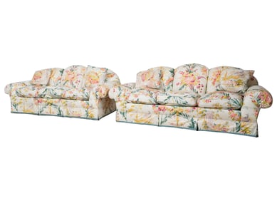A Pair of Brunschwig et Fils Sofas