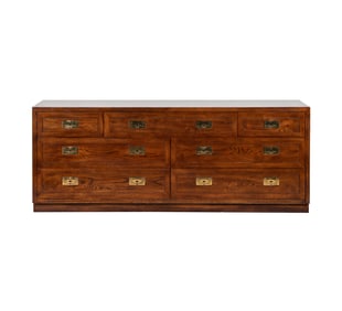 A Henredon Campaign-Style Credenza