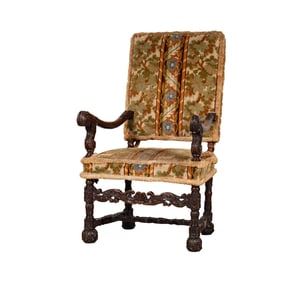A Baroque-Style Hall Chair
