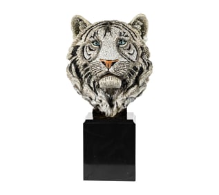A Jay Strongwater Monroe Tiger Limited Edition Sculpture