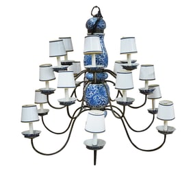 An 18-Light Chandelier