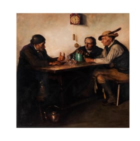 Continental School: Tavern Scene