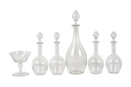 Six Baccarat Crystal Table Articles